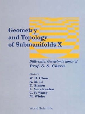 cover image of Geometry and Topology of Submanifolds X